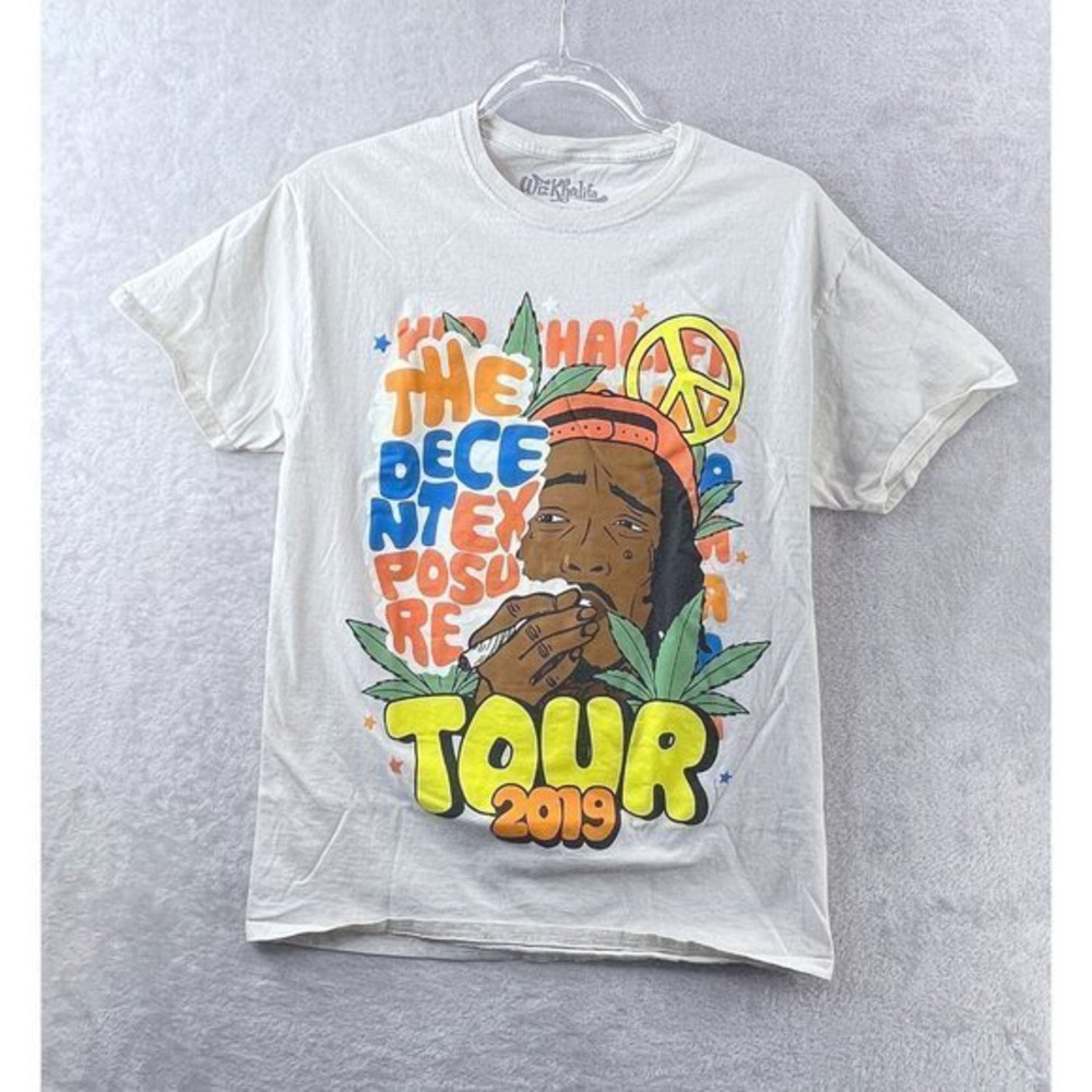 Wiz Khalifa Shirt 2019 Tour The Decent Exposure‎ White Tour Concert Tee